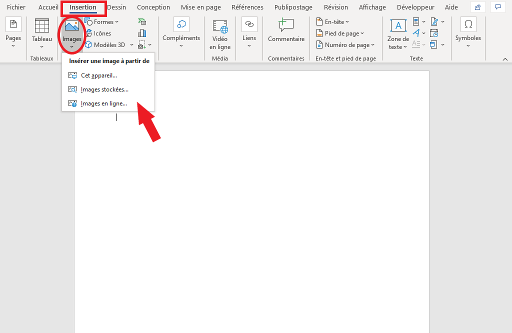 Comment insérer une page de garde sur Word ? - Academie Avec