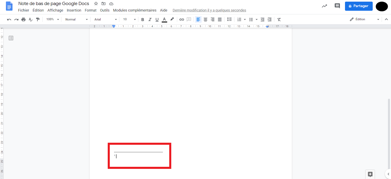 Comment Garder Notes De Bas De Page Dans Google Docs Comment insérer une note de bas de page sur Google Docs